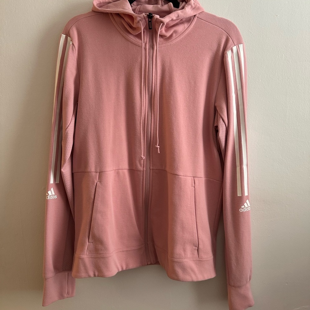 Adidas Women's Rose Hooded Jacket - Picture 3 of 8